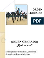 Orden Cerrado