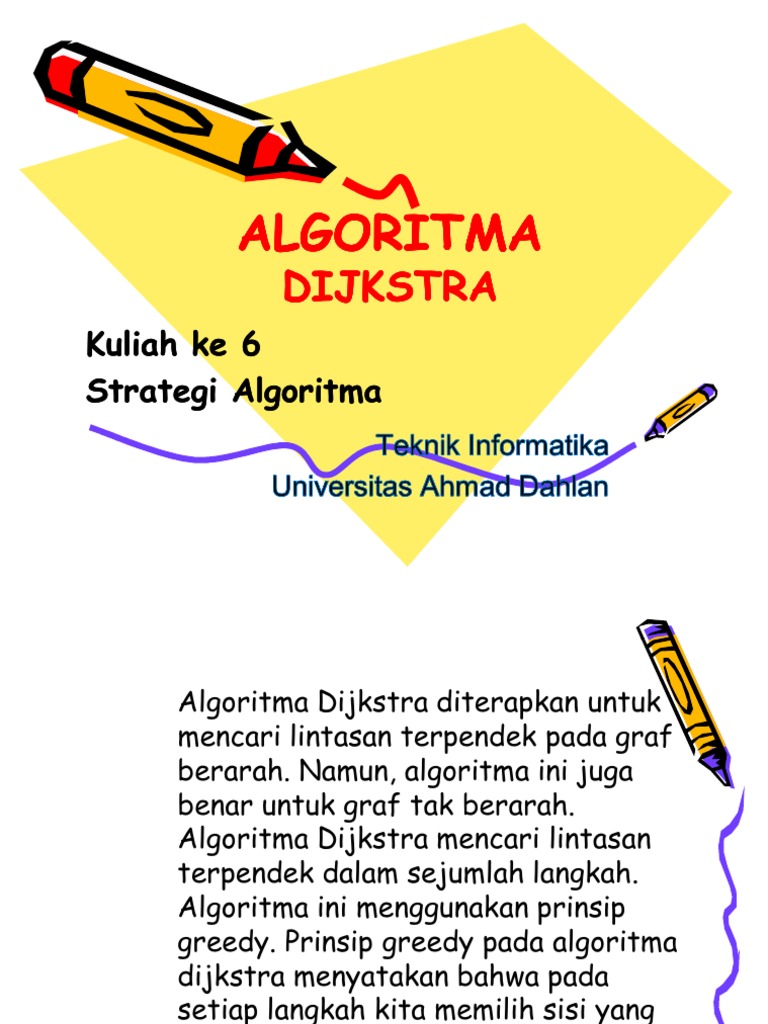 Algoritma Dijkstra dan Contohnya | PDF