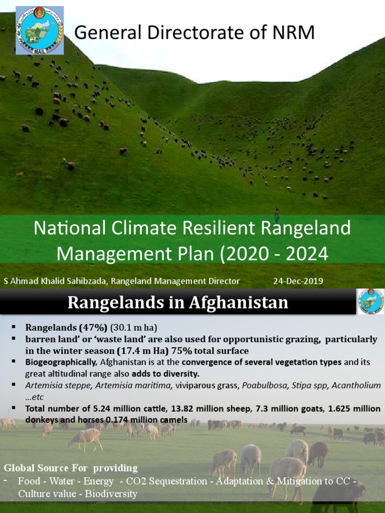 National Rangeland Management Plan 2020-2024 | PDF | Habitat ...