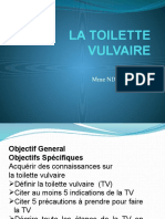 LA TOILETTE VULVAIRE Presentation