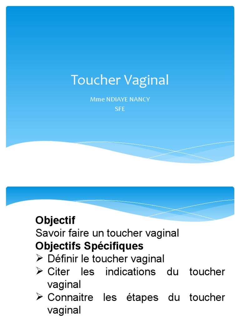Guide du Toucher Vaginal en Gynécologie | PDF