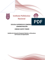 U1 - Act 2 - Práctica 1 Determinación de Un Precio de Exportación