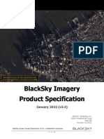 BlackSky Imagery Product Specifications v3.4 Jan 2022