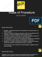 Rules of Procedure Mun