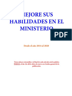 Mejore Sus Habilidades en El Ministerio-Febrero 2014 A Noviembre 2020 - End