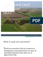 Agricultural Land Conversion Major Environmental Issues