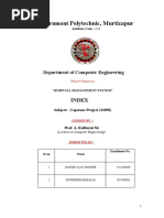 Hospital Management System Final Project