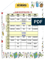 Horario de Estudiantes 2°B