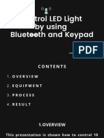 Control LED Light by Using Bluet TH and Keypad: Presentation By: VONG TITHTOLA