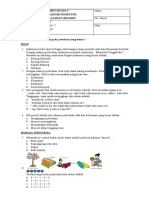 Soal Pas Kelas 3 Tema 7