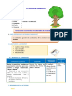 D3 A1 SESION Conocemos Los Animales Invertebrados de Nuestra Comunidad.