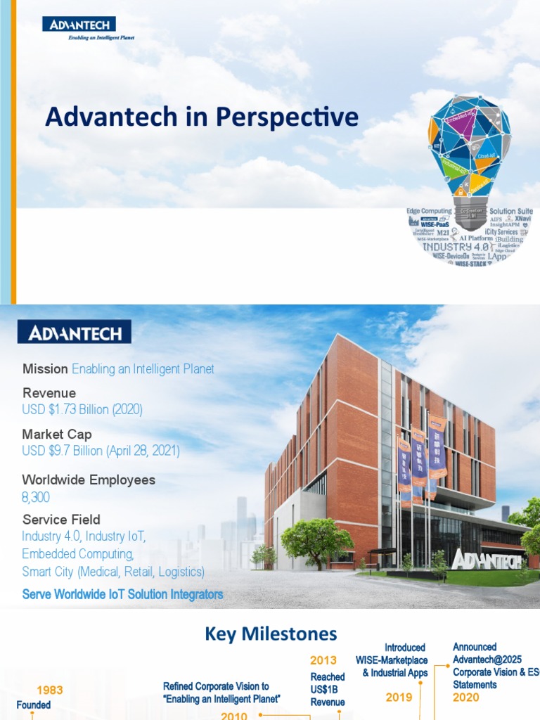 16 - 9 - Advantech in Perspective.2021 - April | PDF | Internet Of ...