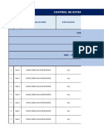 Control Estatus Documentos Aconex - Recuay