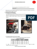 Informe de Parada de Operaciones Por Banda Modular