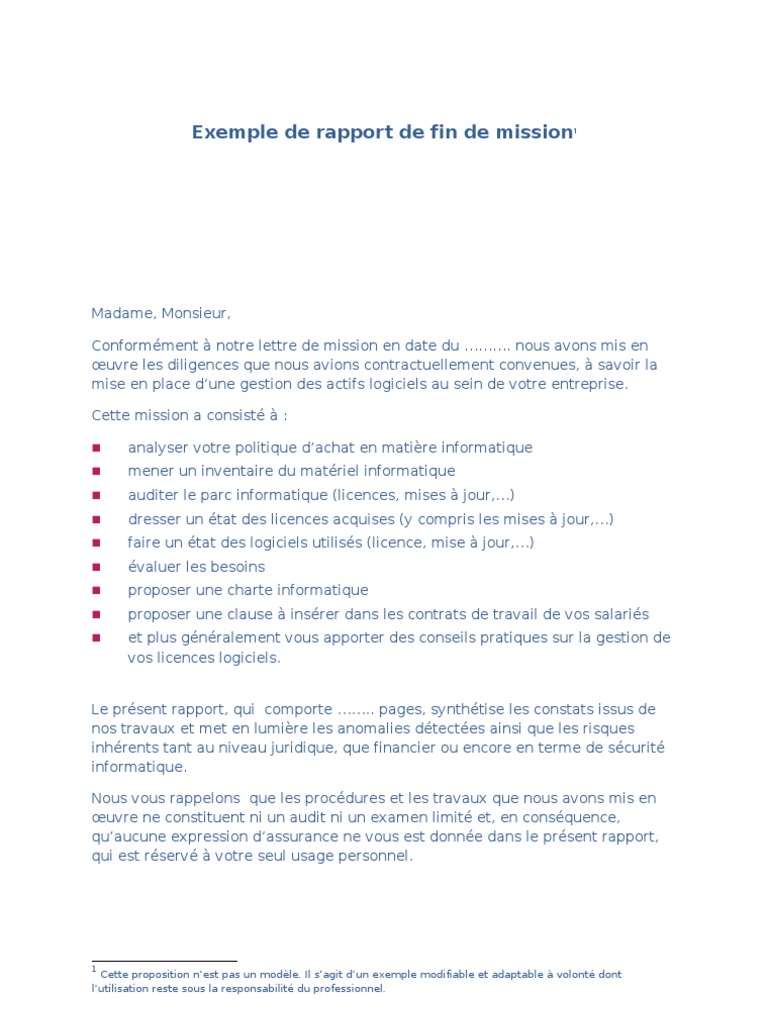 Exemple De Rapport Financier Mensuel Dune Entreprise Jualkerten