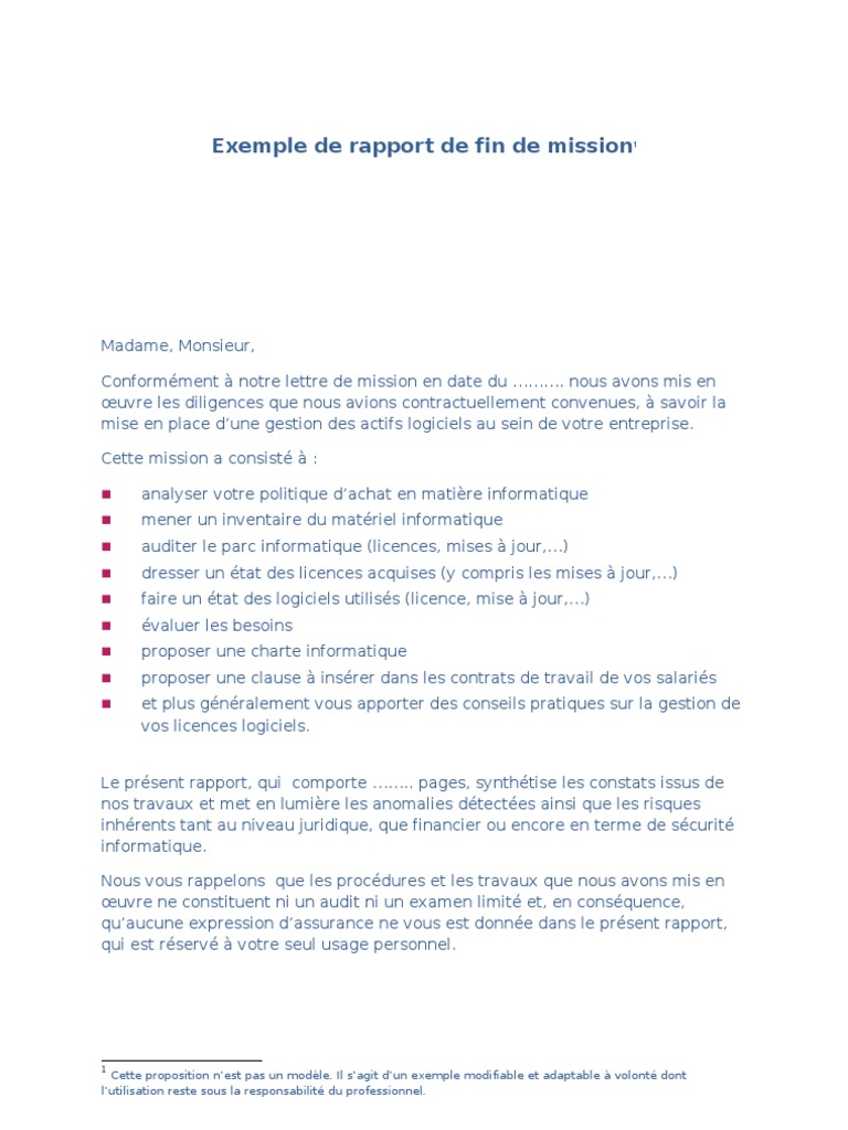Lettre De Résiliation De Mission Comptable 