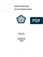 Modul Praktikum Formulasi & Teknologi Sediaan Padat