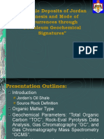 Oil Shale Deposits of Jordan: Petroleum Geochemical Signatures