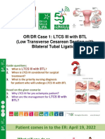 OR - DR Case 1 LTCS With BLT
