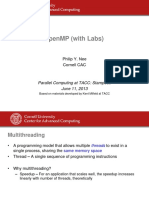 Openmp (With Labs) : Philip Y. Nee Cornell Cac