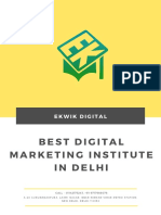 Best Digital Marketing Institute in Delhi