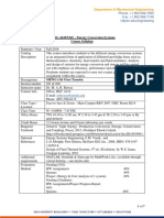 MENG 4345/5345 - Energy Conversion Systems Course Syllabus: Department of Mechanical Engineering