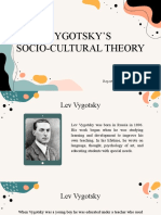 Vygotskys Socio Cultural and Bronfenbrenners Ecological Theory