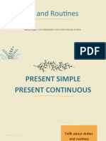 Present Simple Dan Continous