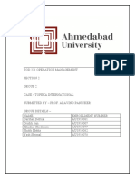 Operation Management - Group 2 - Case - 2