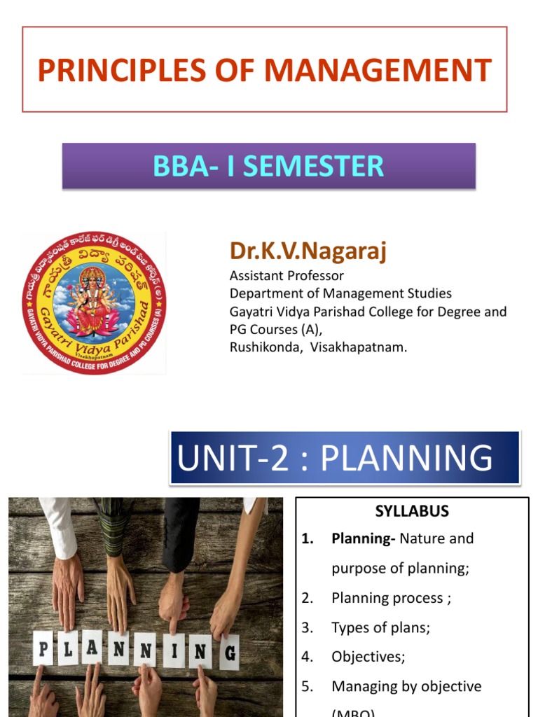 BBA 1st Year Management Objectives | PDF | Performance Appraisal | Goal