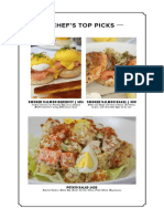 Chef'S Top Picks - : Smoked Salmon Bagel - 490 Smoked Salmon Benedict - 585