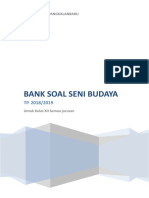SMK NEGERI 1 PANGKALANBARU BANK SOAL SENI BUDAYA TP. 2018/2019