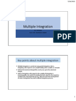 Key Points About Multiple Integration