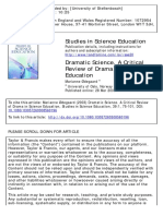 Studies in Science Education: To Cite This Article: Marianne Ødegaard (2003) Dramatic Science. A Critical Review