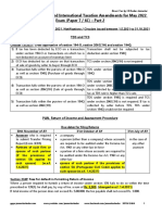 CA Final DT Amendments For May 2022 Exam - Part 2