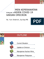 Manajemen Keperawatan Pada Pasien Dengan COVID-19 Varian Omicron Oleh Ns. Yuni Shahroh, M.Kep.,Sp - Kep.MB
