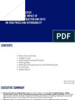 Evidence Impact of Production Changes On Food Prices 1