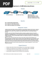 11.10.2 Lab - Design and Implement A VLSM Addressing Scheme 1