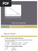Bab Trigonometri SMA Kelas X Semester 2