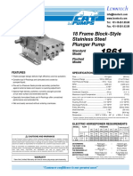 Lenntech: 18 Frame Block-Style Stainless Steel Plunger Pump