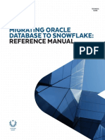 Migrating Oracle Database To Snowflake Reference Manual
