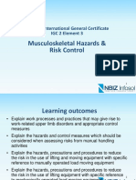 IGC 2 - Element 3 - Musculoskeletal Hazards Controls