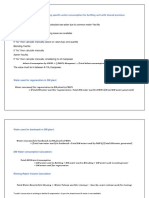 Guidelines For Calculating Water Consumption