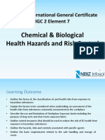 IGC 2 - Element 7 - Chemical Hazards