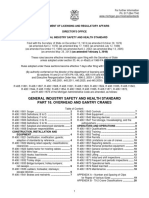 General Industry Safety and Health Standard Part 18. Overhead and Gantry Cranes