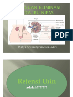 Gangguan Eiminasi Pada Nifas