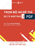 Trọn Bộ 40 Đề Thi Ielts Writing Task 2 Kèm Hướng Dẫn Chi Tiết Năm 2022