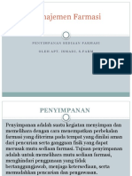 Manajemen Farmasi Penyimpanan