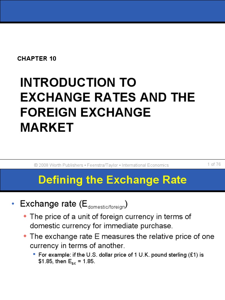 6.3.1 Introduction To Exchange Rates – GYGP