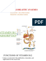 Megaloblastic Anaemia: Moderator - Dr.G.Prem Kumar Presenter - DR - Dinesh Varma